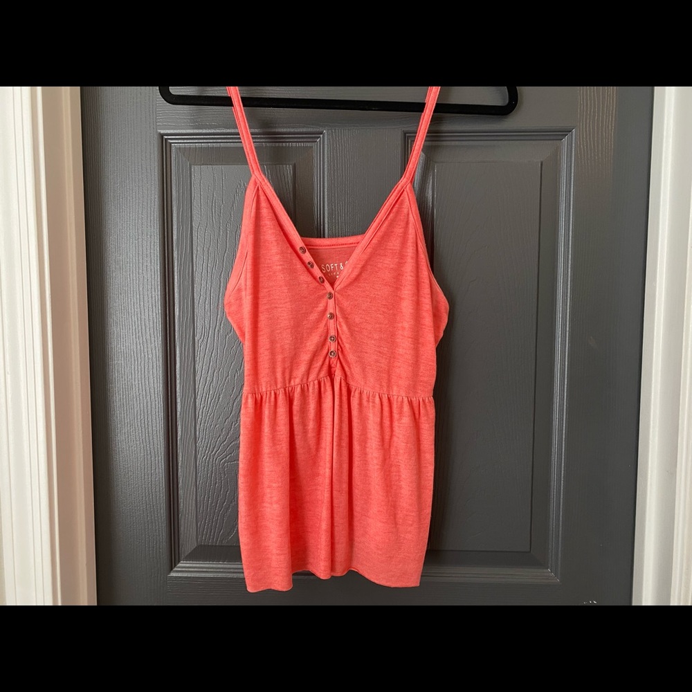 Coral summer tank